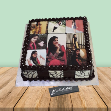 Collage Photo Cake