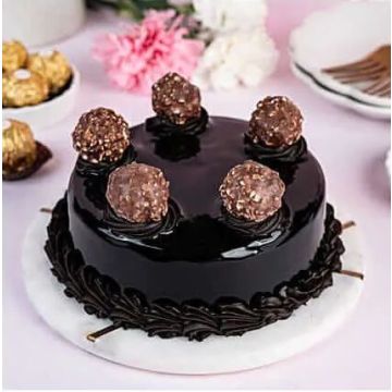 Eggless Ferrero Rocher Truffle Cake Half Kg