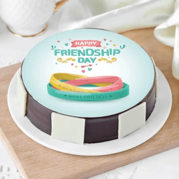 Happy Friendship Day Poster Cake Half Kg