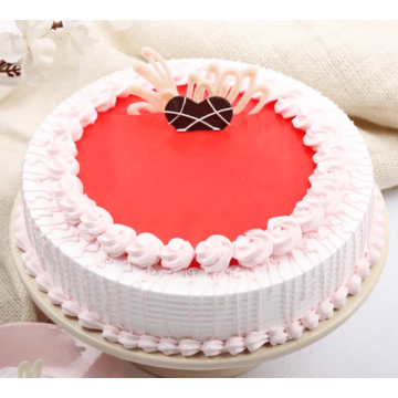 Palatable Strawberry Cake 1 Kgs