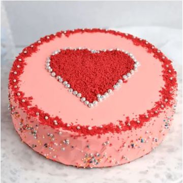 Eggless Sparkling Velvety Cake Half Kgs