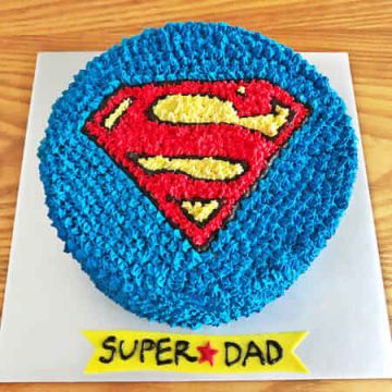 Super Dad Cream Cake Half Kg