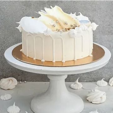 Eggless White Forest Cream Cake Half Kgs