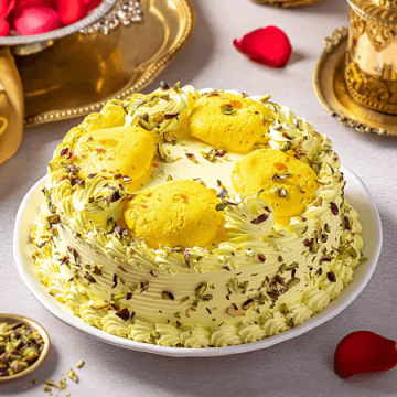 Yummy Butterscotch Rasmalai Cake 1 Kg