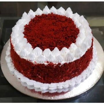 Eggless Yummy Red Velvet Cake Half Kgs