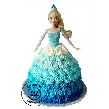 Barbie Doll Cake_4