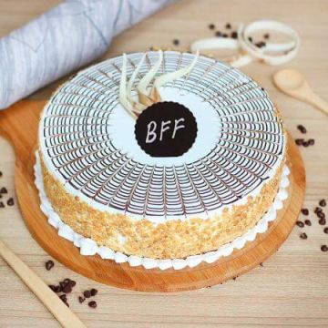 Eggless Best Friend Butterscotch Cake