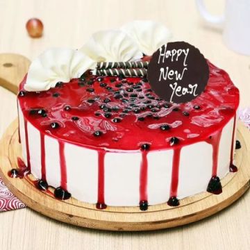 Blueberry New Year Cake