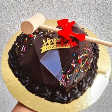 Eggless Chocolate Heart Pinata Cake 750 gms