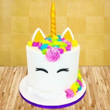 Colourful Unicorn Cake 1 Kg