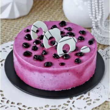 Eggless Exotic Blueberry Cake Half Kg