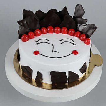 Happiness Loaded Black Forest Cake Half Kg