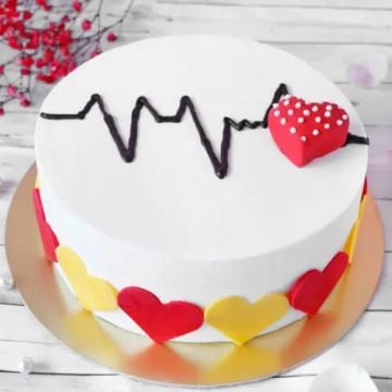 Heartbeat Cake Half Kgs