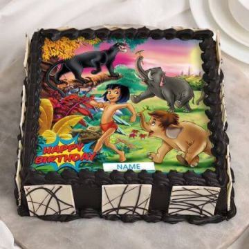 Jungle Book Poster Cake Half Kg