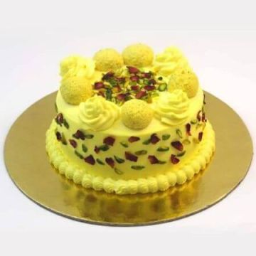 Pista Cream Rasmalai Cake Half Kg