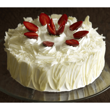 Rich White Forest Cake Half Kgs