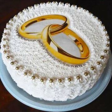 Eggless Rings Shine Designer Cake