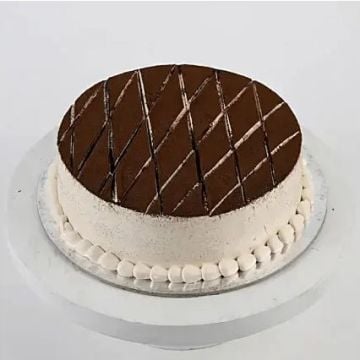 Eggless Yummy Coffee Cream Cake Half Kg