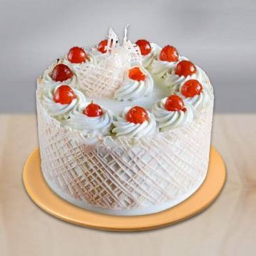 Yummy White Forest Cake Half Kgs