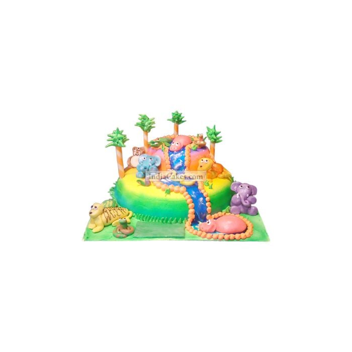 4 Kg Jungle Theme Cake 