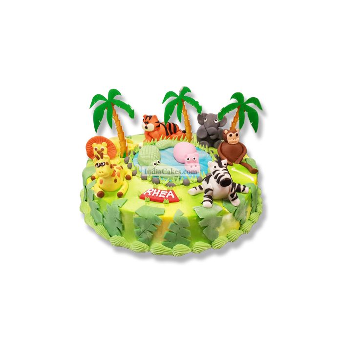 5 Kg Jungle Theme Cake 