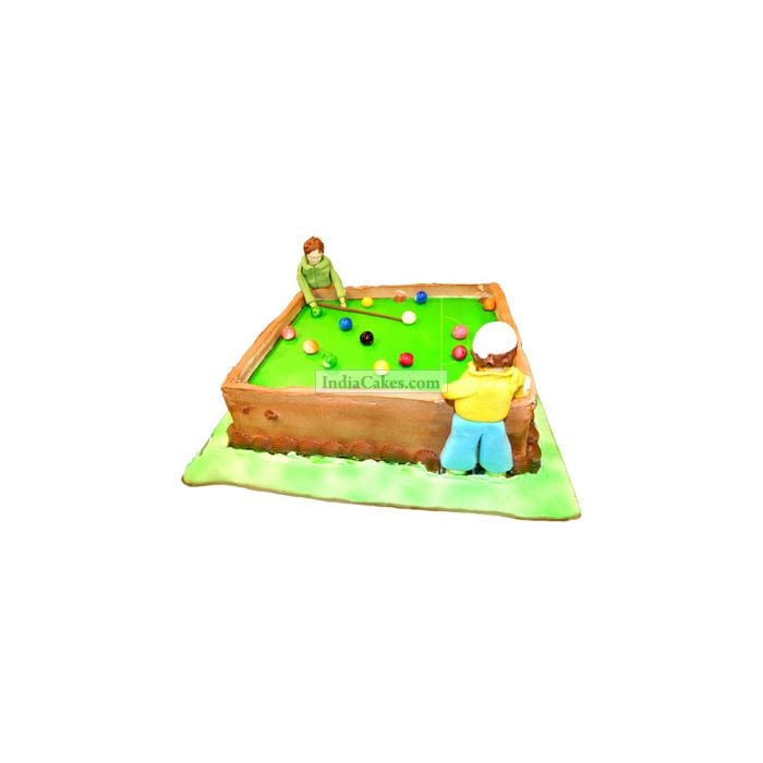 Fondant Snooker Table Cake Two Kilogram 