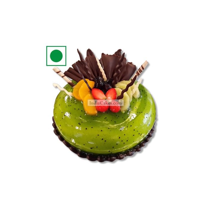 Half Kg Eggless Kiwi Fever Cake Pune