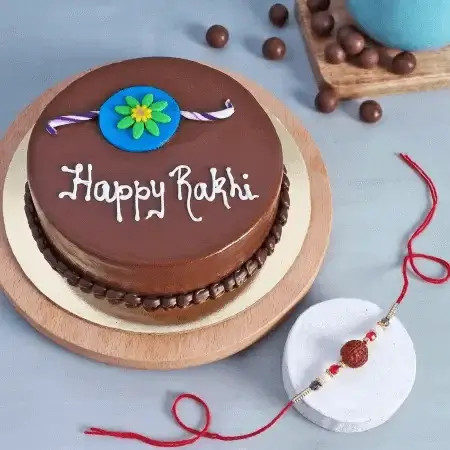 Rakhi with Chocolate Cake Half Kg